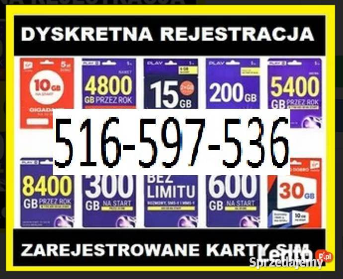 KARTE KARTA SIM ANONIMOWE porejestracji prepaid Katowice