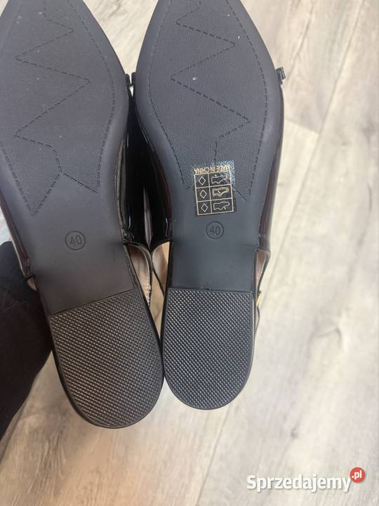 40 Czarne baleriny wieczorowe z odkrytą Pięta małopolskie Kraków