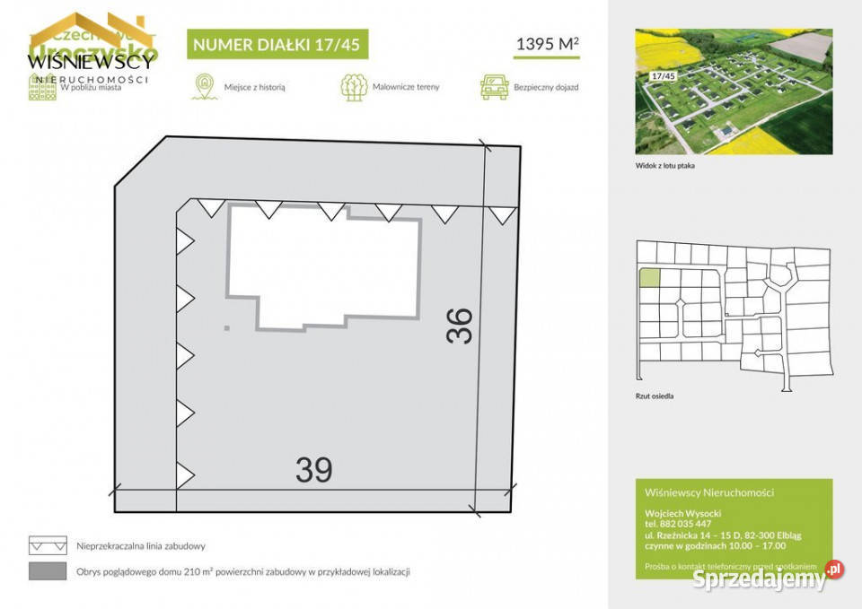 Malownicze działki w Czechowie Nieruchomości Czechowo