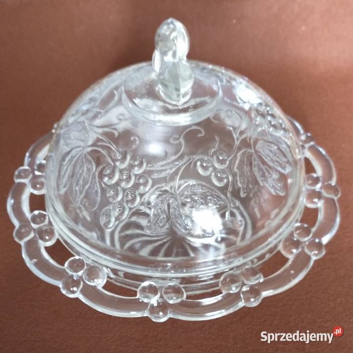 Maselnmiczka z PRLu Porcelana i szkło