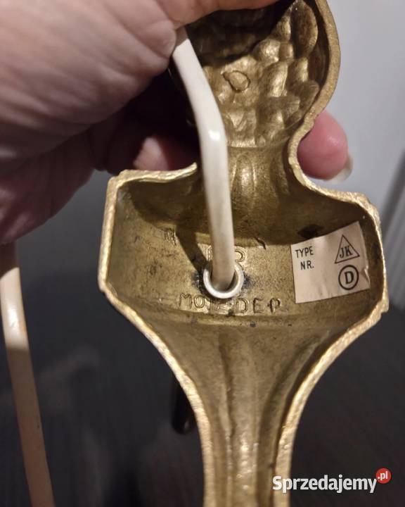 Kinkiet mosiądz vintage Poznań