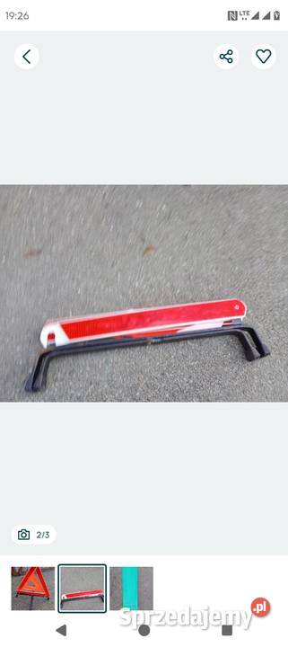 trójkąt ostrzegawczy SKODA oryginał używany Szczecin