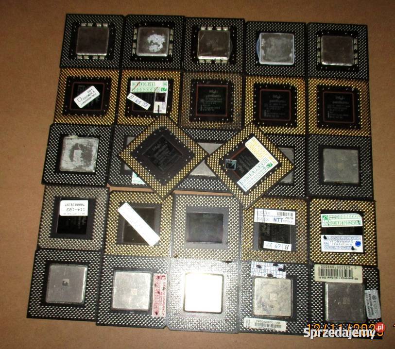 27sztuk procesory Intel Pentium MMX tech Celeron sprzedam