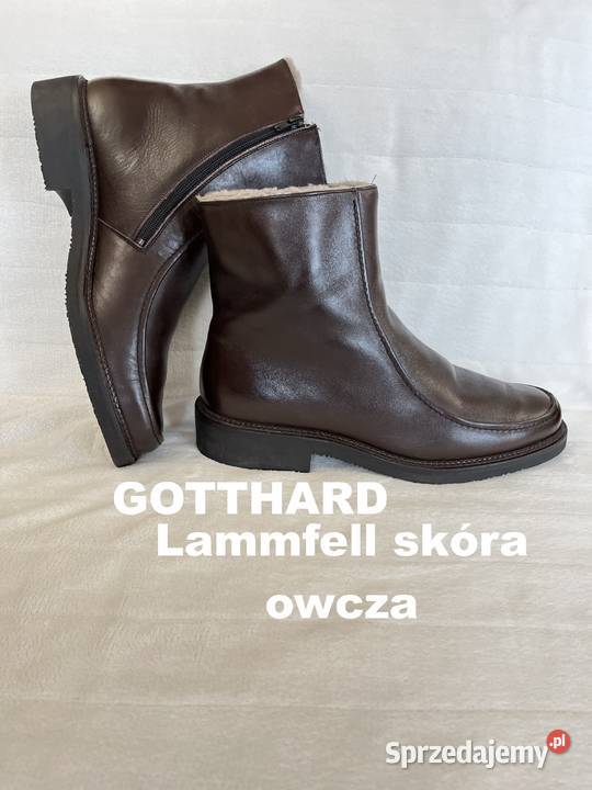 Gotthard skórzane wysokie buty kozaki męskie Jastrzębie-Zdrój