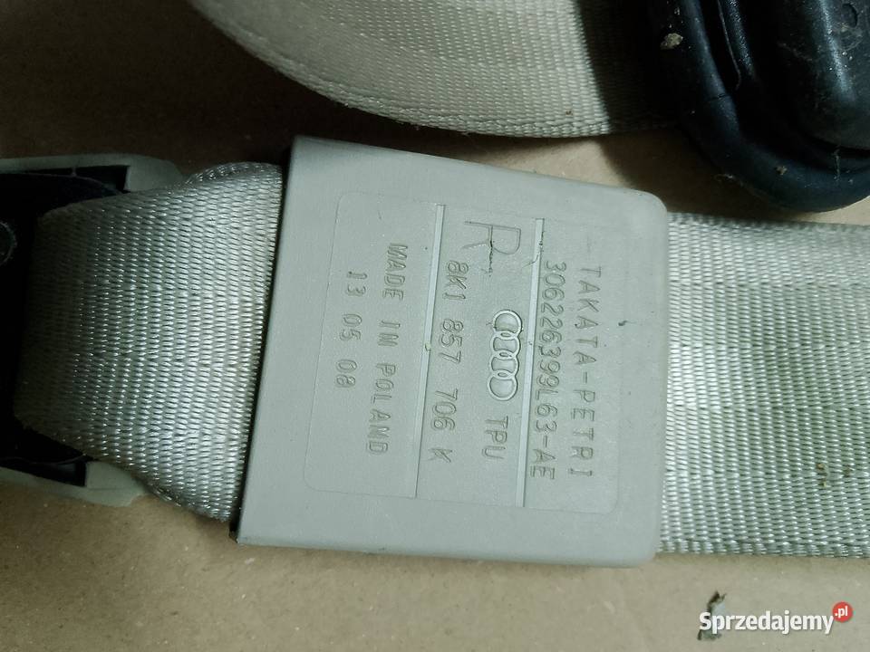 Audi A4 B8 pas bezpieczeństwa prawy przód Nieborowice