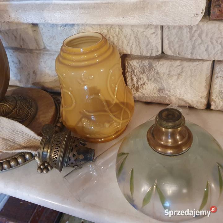 Sprawna masywnakamienna lampa naftowawys 90 dolnośląskie Wrocław