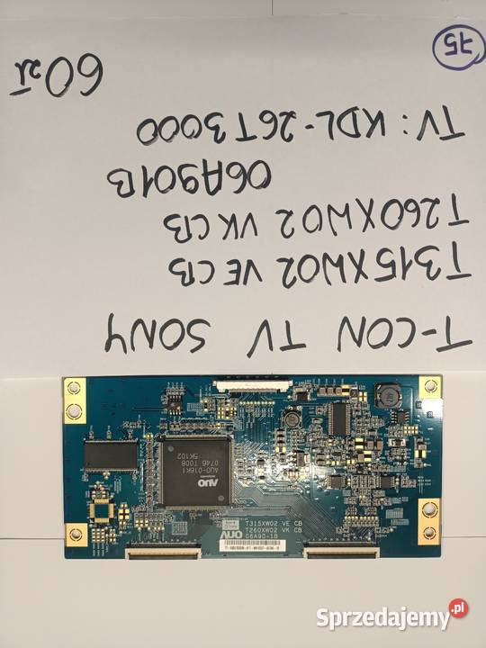 Tcon tv Sony T315XW02 VE CBT260XW02 VK CB Głogoczów sprzedam