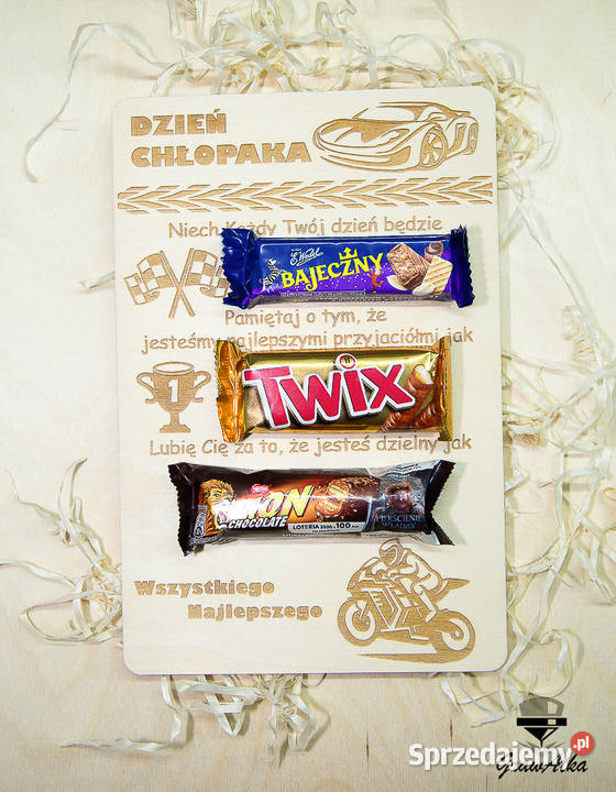 Tabliczka Na Słodycze Prezent na DZIEŃ CHŁOPAKA Kłomnice sprzedam