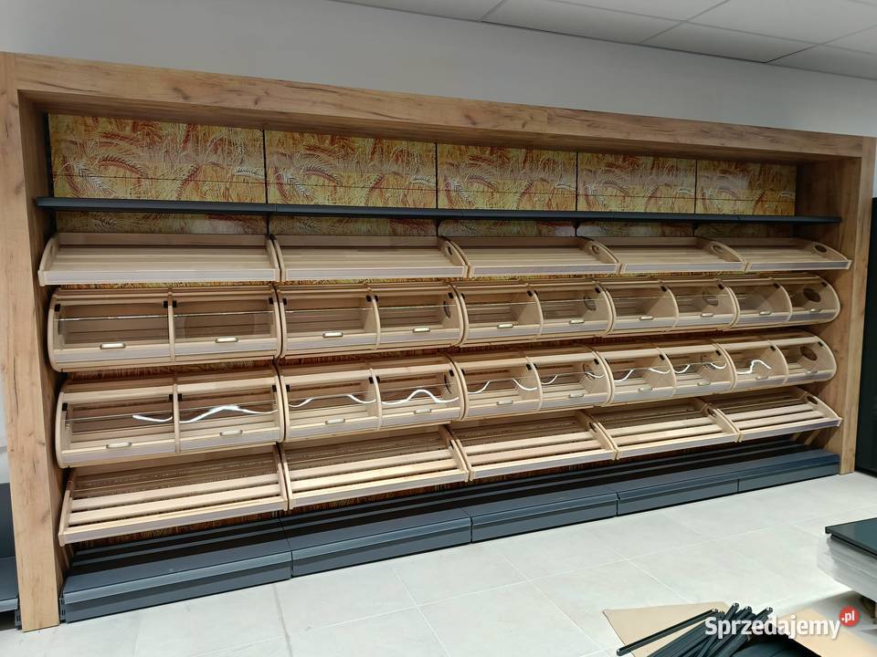 Regał sklepowy piekarniczy regał na pieczywo 10m Barczewo