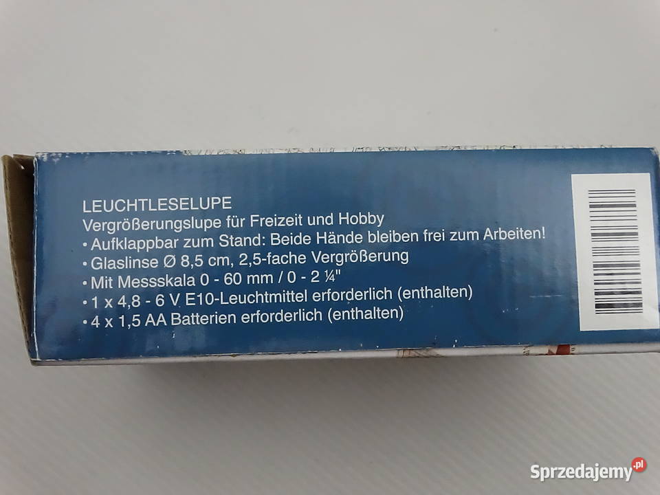 Lupa stojąca z podświetleniem TRONIC Lupa do lubelskie