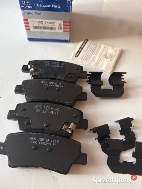 ORYGINALNY ZESTAW KLOCKÓW HAMULCOWYCH TYŁ Oborniki sprzedam