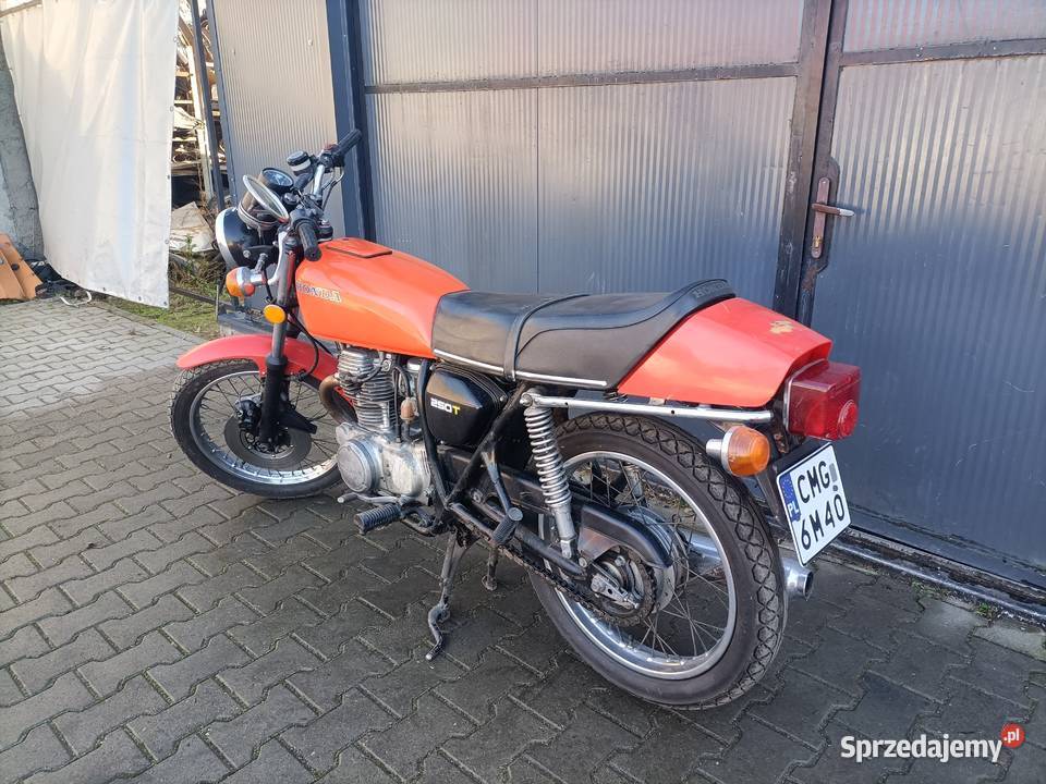 Honda CJ 250 zarejestrowana