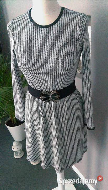 Tunika sukienka prążkowana wiosna Łódź