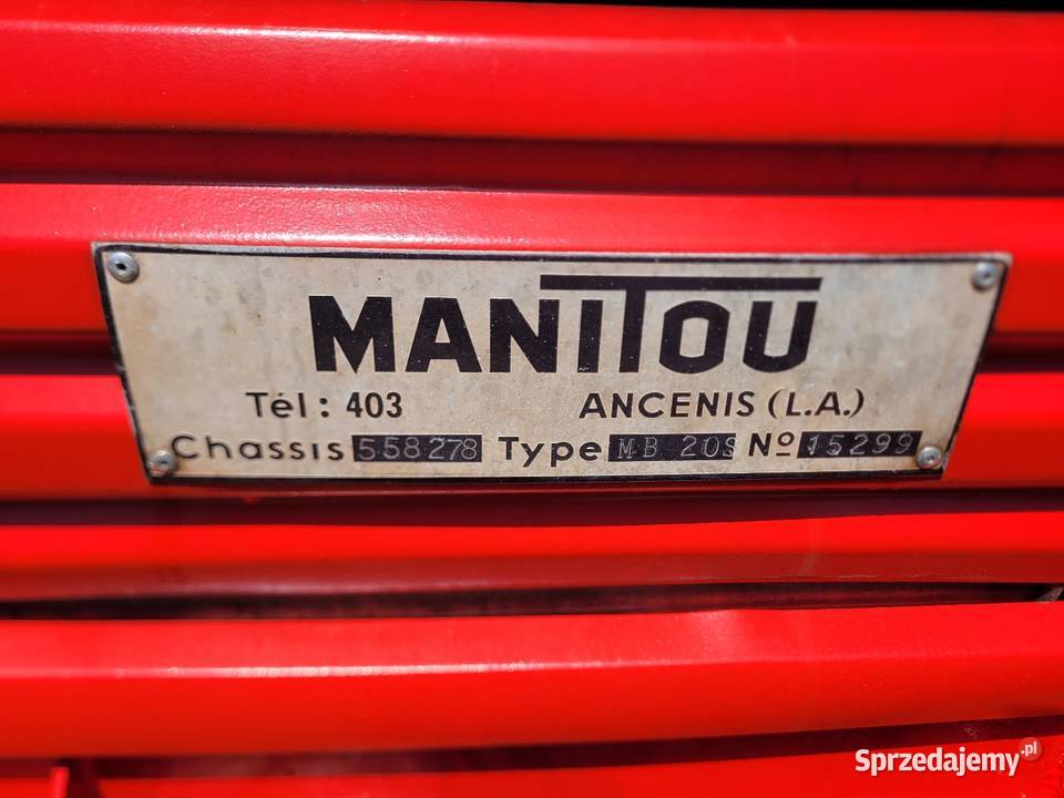 Wózek widłowy terenowy manitou mb20 Wózki widłowe Doręgowice