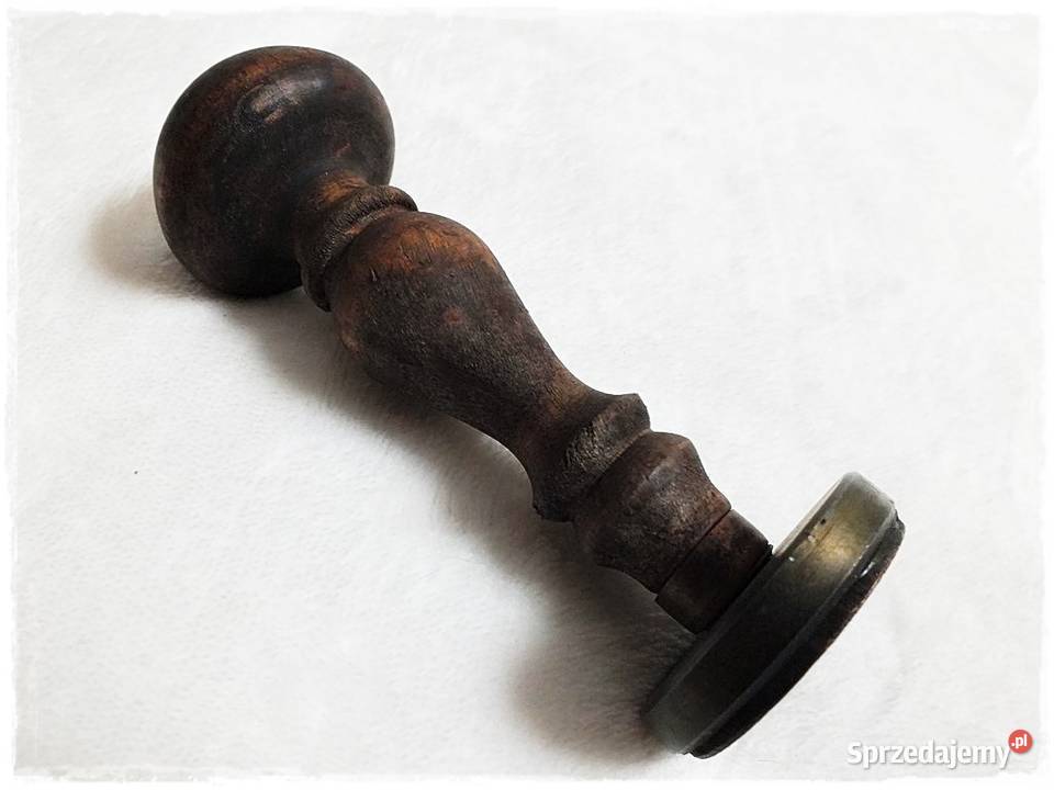 Stara pieczęć drewniana Duża Gwiazda Rosja Żary sprzedam