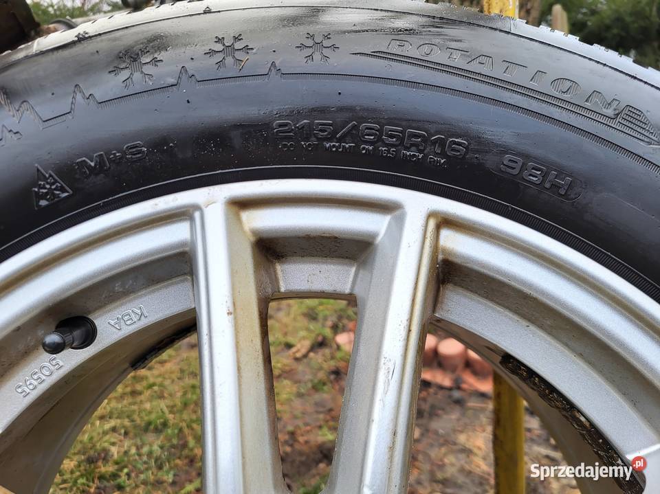 Komplet kół Alufelgi ET45 7J X 16 H2 opony Samochodowe Sypniewo