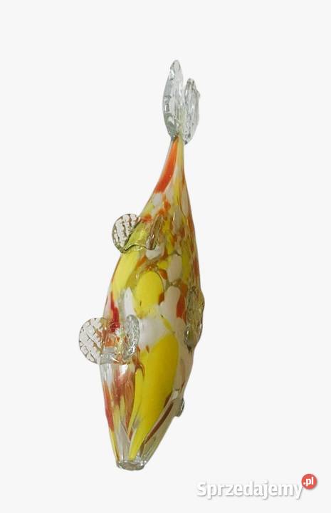 Ryba figura szklana l 70 XX w Warszawa