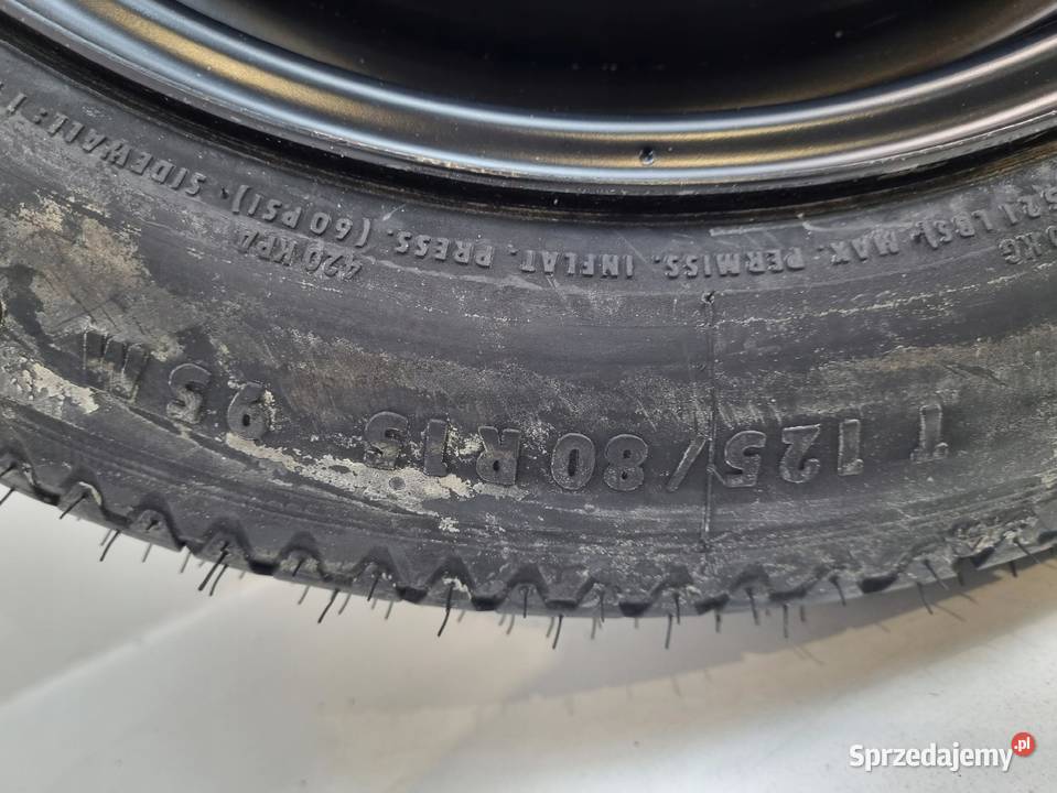 KOŁO DOJAZDOWE Ford Fiesta Mk5 Mk6 12580 R15 Chełm