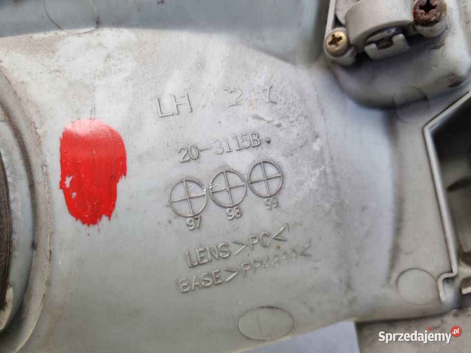LAMPA LEWA Mazda 323 323C BA PRZEDNIA lewy przód Rudka