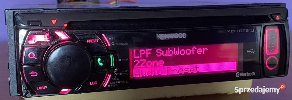 Kenwood KDCBT51U I HiEnd I Bluetooth I 24 BIT I wielkopolskie Kępno