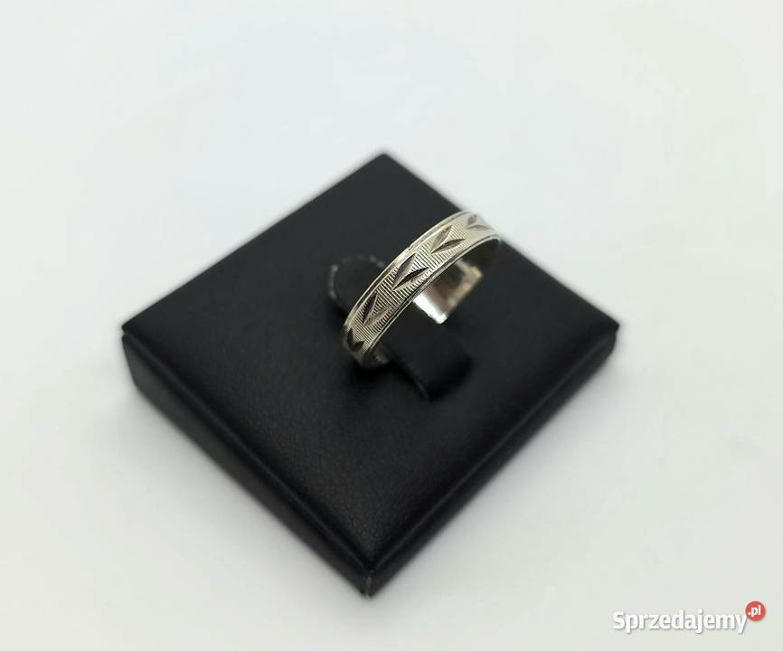Srebrna obrączka próby 925 243g Rozmiar 18 Elbląg