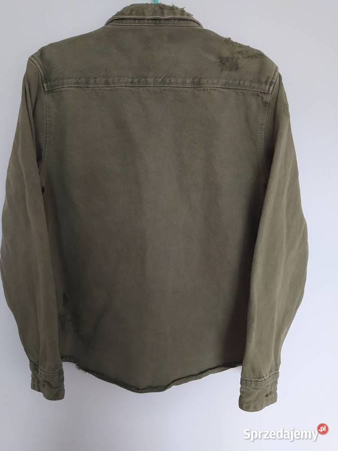 Zara koszula jeansowa ML khaki podkarpackie Rzeszów