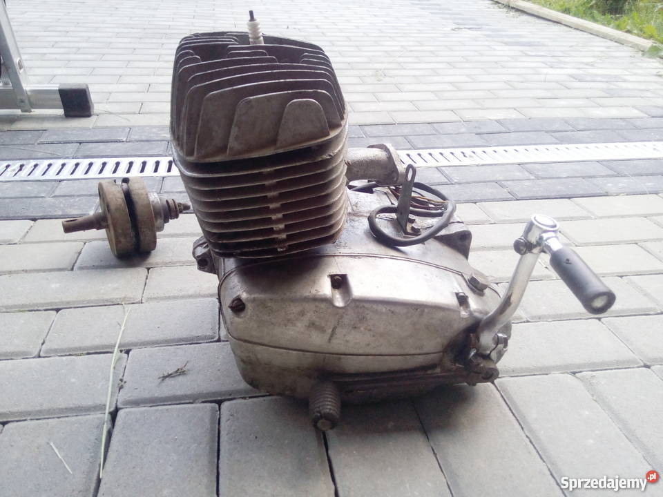 Silnik WSK 175 wał Tomaszów Lubelski
