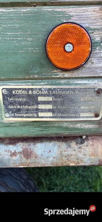 Przyczepa Kdel Bhm 42T Bierdzany
