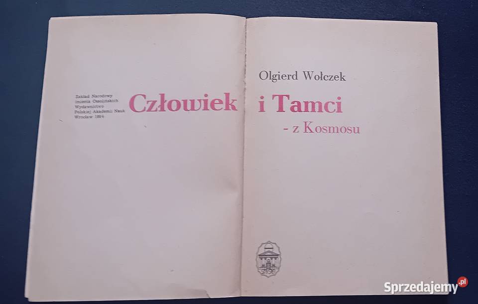 Olgierd Wołczek Człowiek i tamci z kosmosu Antykwariat Koźminek
