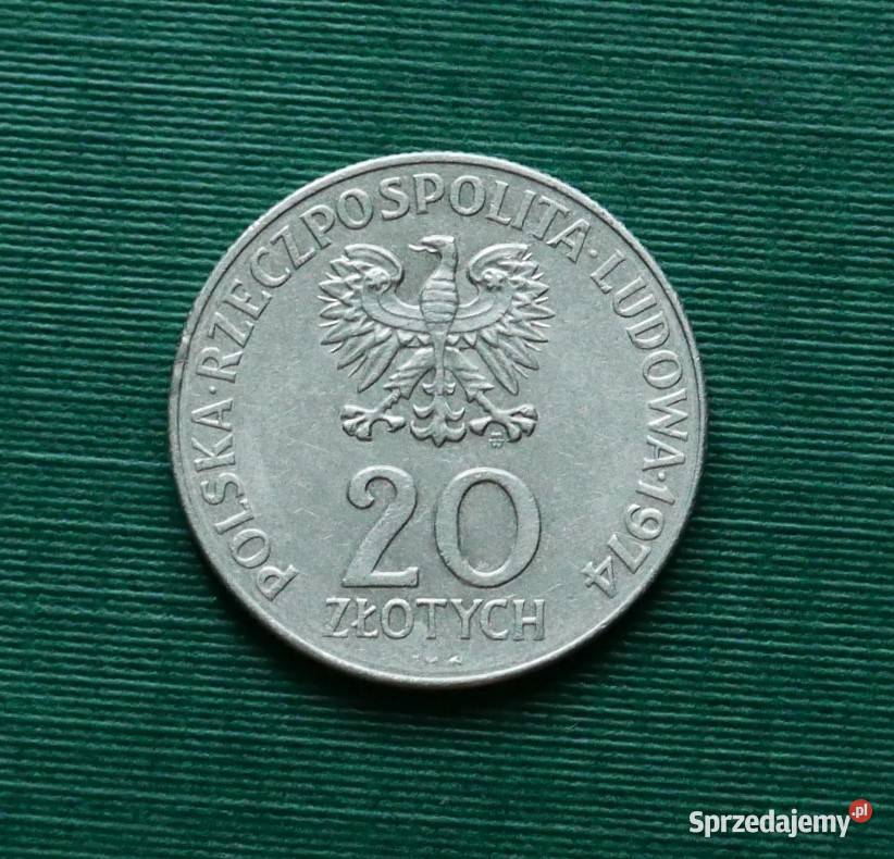 POLSKA 20 złotych 1974r 25 lat RWPG śląskie Gliwice