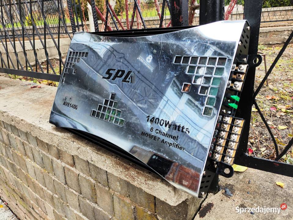Wzmacniacz samochodowy 6 kanałowy SPL AV61400 Niegowonice