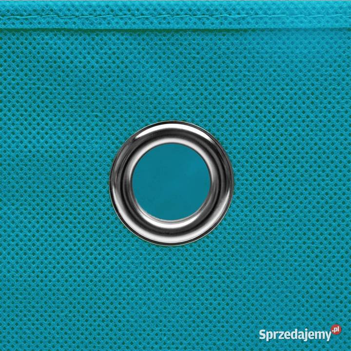 vidaXL Pudełka 10 błękitne 32x32x32