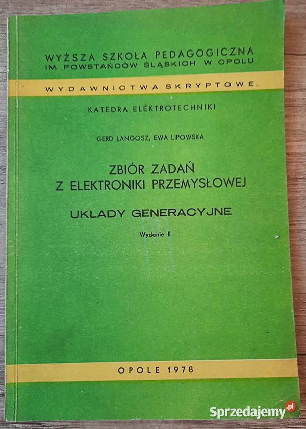 Zbiór zadań z elektroniki przemysłowej G Langosz Ostrów Wielkopolski