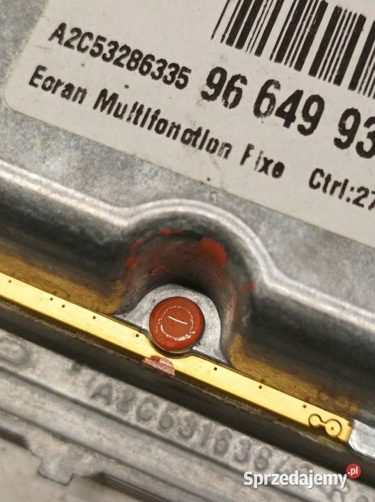 WYŚWIETLACZ 9664993180 Peugeot 407 I 20042010 sprzedam