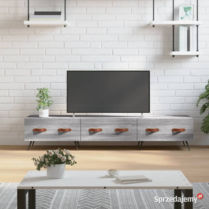 Szafka pod telewizor szary dąb sonoma 150x36x30 RTV mazowieckie