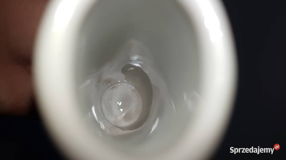 Porcelanowy mały wazon wazonik 2 Bogucice Dąbrowa Górnicza