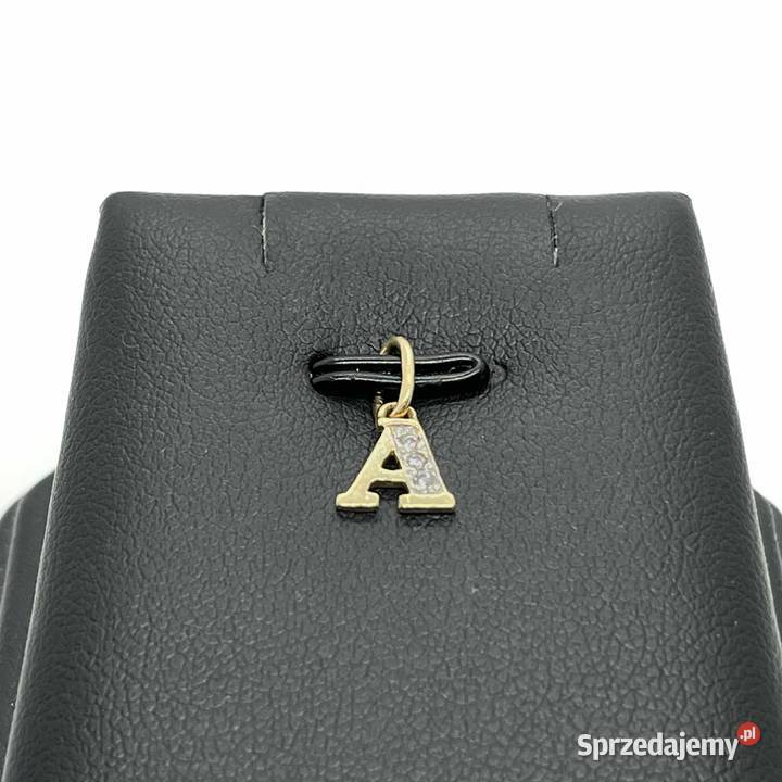 Złota Zawieszka Próby 585 032g Litera Literka A warmińsko-mazurskie Elbląg