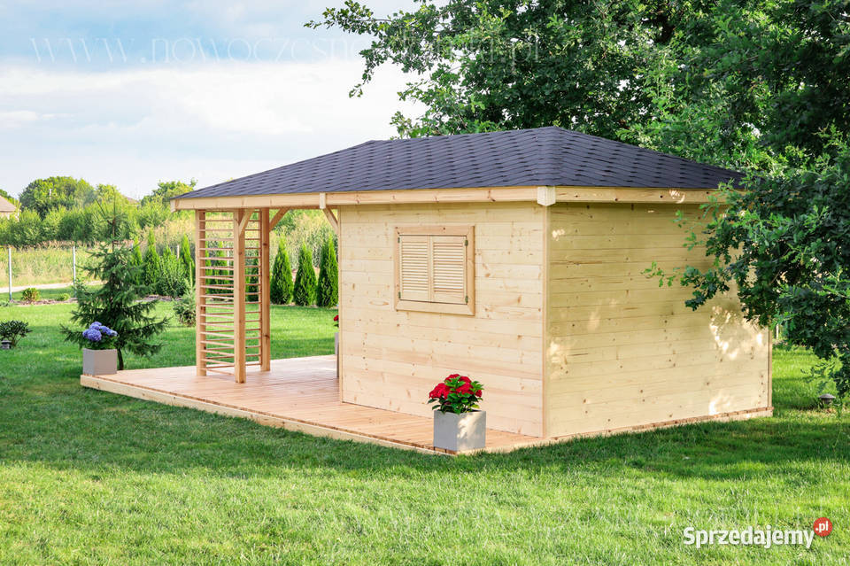 Domek narzędziowy Altana ogrodowa 4x6 San Marco1 Zielona Góra