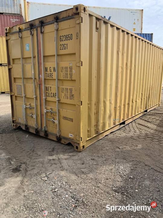 Kontener magazynowy 20DV 6 metrowy szczelny Łódź