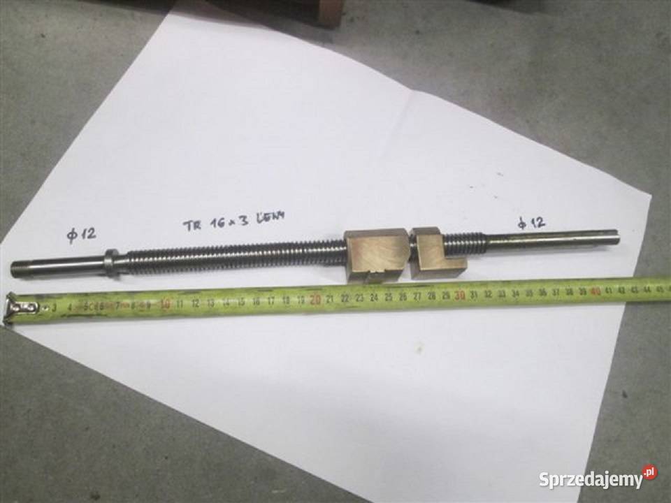 Śruba suportu poprzecznego do tokarki TUM35 łódzkie Łódź