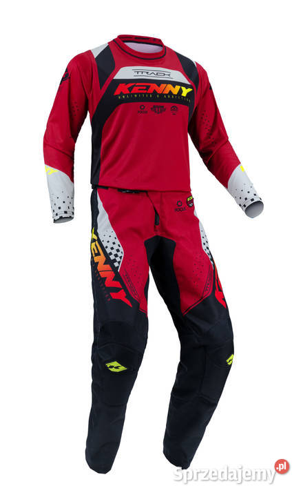 KENNY TRACK 2023 SPODNIE ciemny red 3032343638 Mrągowo