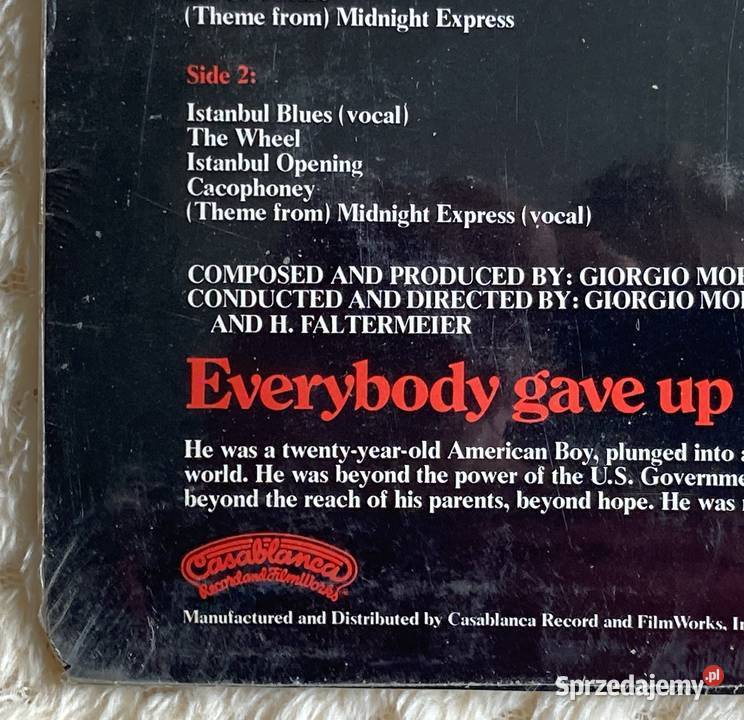 Midnight Express Music From The Original Motion Szczecin