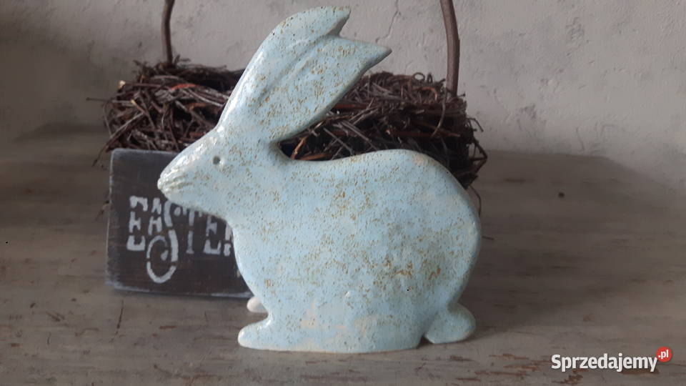 Zajączek ceramiczny ręcznie wykonany Otwock
