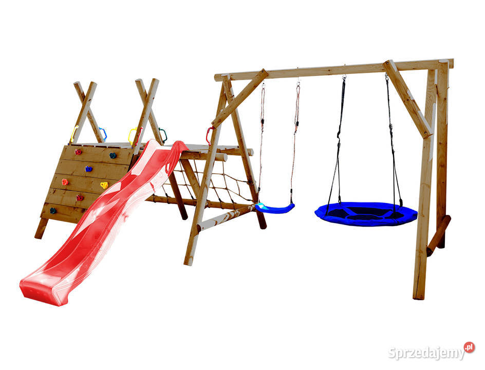 Plac Zabaw do Ogrodu SPIDER SZEROKA Ścianka