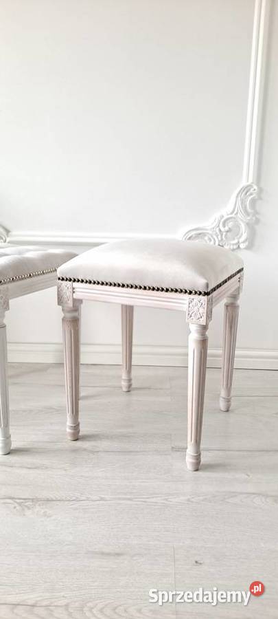 Stylowa pufa podnóżek stołektaboret Shabby Chic sprzedam