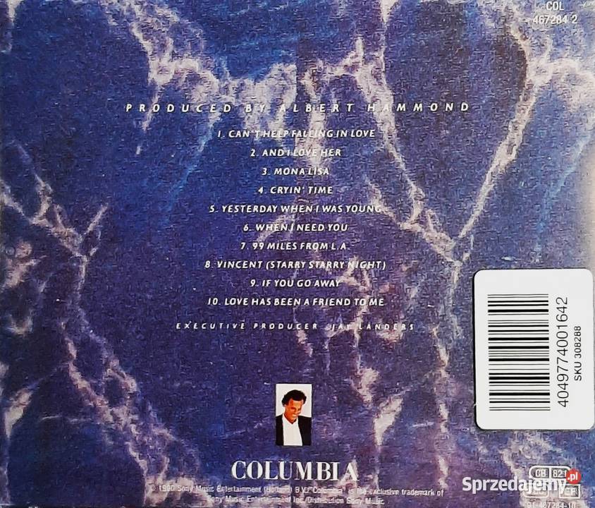 CD Nowa Super Album Cd JULIO IGLESIAS Album Elbląg sprzedam