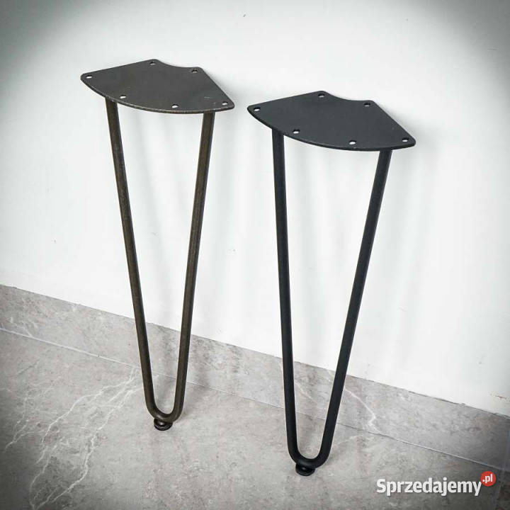 Noga HAIRPIN z pręta podwójna 40 CZARNA Chmielnik