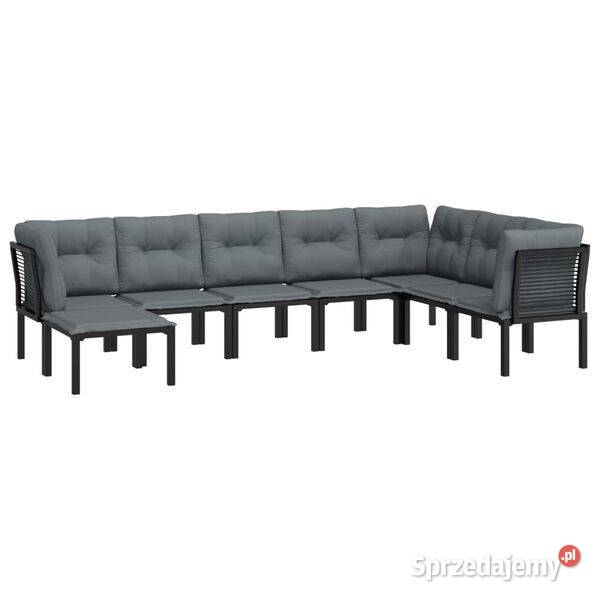 vidaXL 8cz zestaw wypoczynkowy do ogrodu czarno mazowieckie