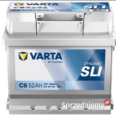 Akumulator 52Ah Varta Silver Dynamic C6 12V 520A sprzedam