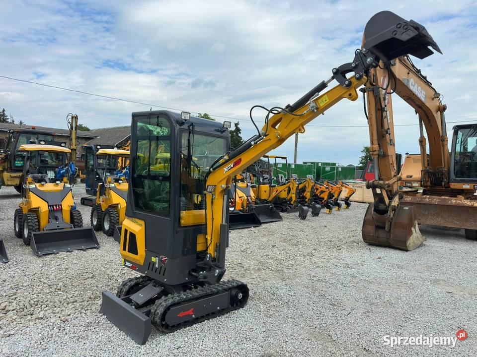 Nowa Minikoparka XGV EKO10 PLUS z 2026r Waga Koparki łódzkie